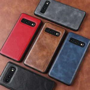 Xlevel Luxe Lederen Telefoon Geval Voor Samsung Galaxy S10, Goedkope Prijs Voor Samsung Galaxy S10 Case Back Cover