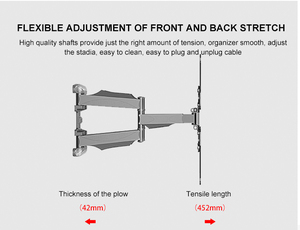 Tlit chuyển động đầy đủ 32 "-55" inch LED/LCD từ xa có thể thu vào trần điều khiển TV núi - Product Image 4