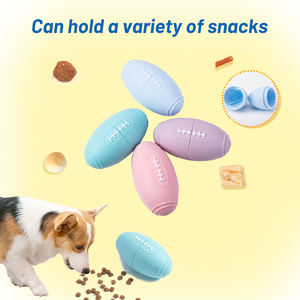 Bola Kaki <span class=keywords><strong>Mini</strong></span> kustom untuk hewan peliharaan mainan lempar interaktif kualitas tinggi untuk anjing kecil sedang mainan kunyah tahan lama untuk mangkuk hewan peliharaan - Product Image 4