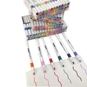 Juego de Marcadores de Pintura Acrílica Permanente de Colores Brillantes para Pintar Grafitis, Logotipos en Vidrio, Madera y Tela, Personalizados Bv-Amh01 - Product Image 1