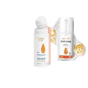 Haier's Hainuo <b>Heel</b> Crack Lotion - Moisturizes Dry, Rough Feet with Roll-on Applicator and Vitamin E Cream - Product Image 2