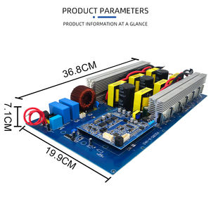 <span class=keywords><strong>Fchao</strong></span> อินเวอร์เตอร์พลังงานแสงอาทิตย์ PCBA3000W ไฮบริด3000W เพียวไซน์เวฟหน้าจอ LCD ประสิทธิภาพสูง24V/48V DC12V AC110V/230V 88%-92% - Product Image 6