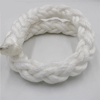 Vente en gros 48mm blanc 200m 8 brins PP polypropylène Danline corde flottante pour le remorquage de navires fournitures marines