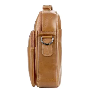 Sac bandoulière vintage en cuir de vache véritable Andong pour homme, sac à bandoulière pour homme, sac à main 1684 - Product Image 4