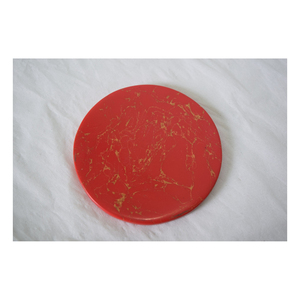 Sous-verres ronds en bois et résine de luxe de haute qualité, réutilisables, décoration de table faite à la main par ART ZONE INTERNATIONAL - Product Image 1