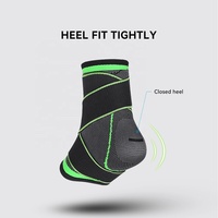 Attelle de cheville réglable professionnelle Boer avec compression et sangles pour la récupération des entorses, le basketball et la course à pied