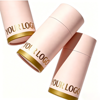 Custom Printed Pink Paper Tube Packaging OEM Cylindrical Gift Container With Logo Color Material Size Design For Brands