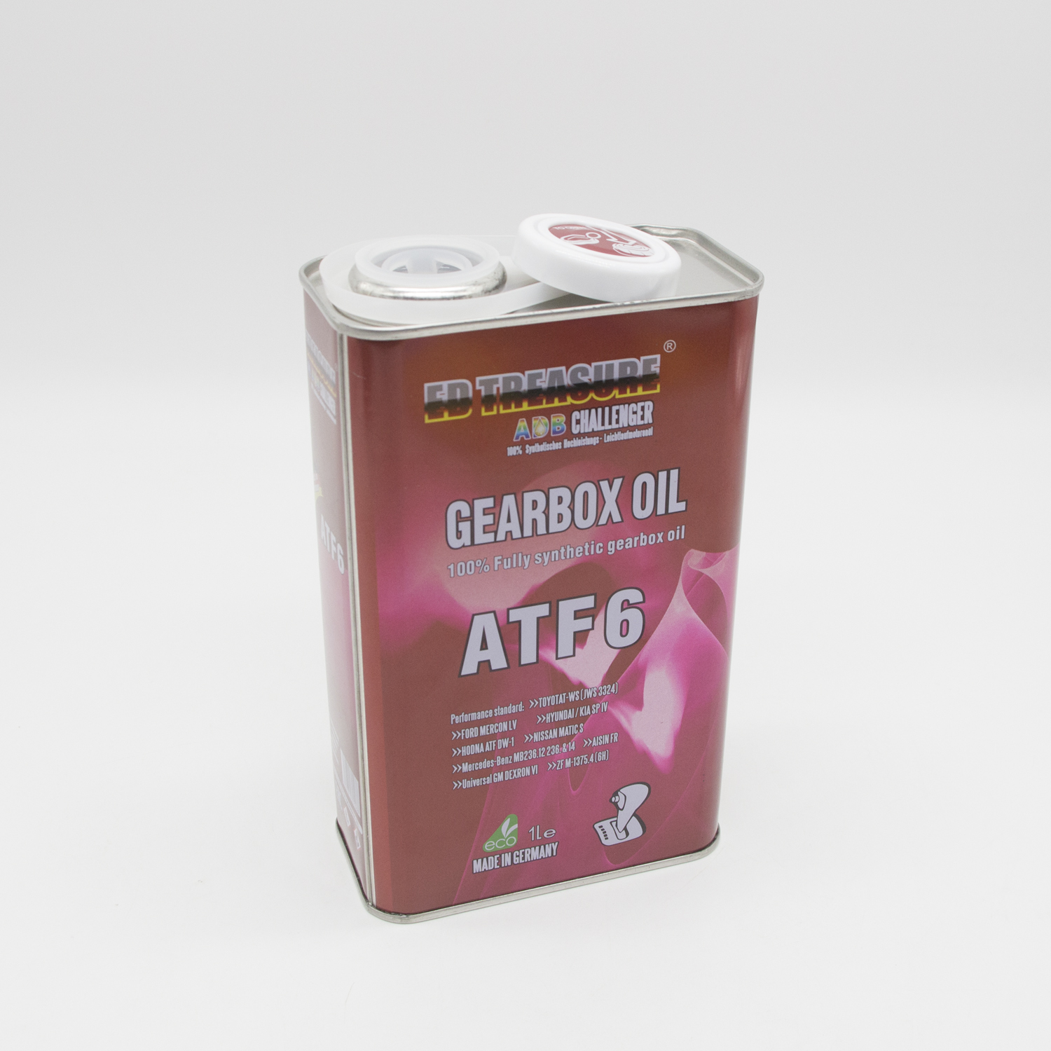 Customized 4L printed tin can square tin motor oil container for engine oil packaging