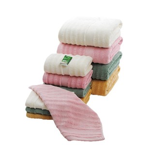 Serviette de bain en fibre de bambou 70x140 cm, douce, absorbante, couleur unie, rectangulaire, pour la maison et les enfants - Product Image 2