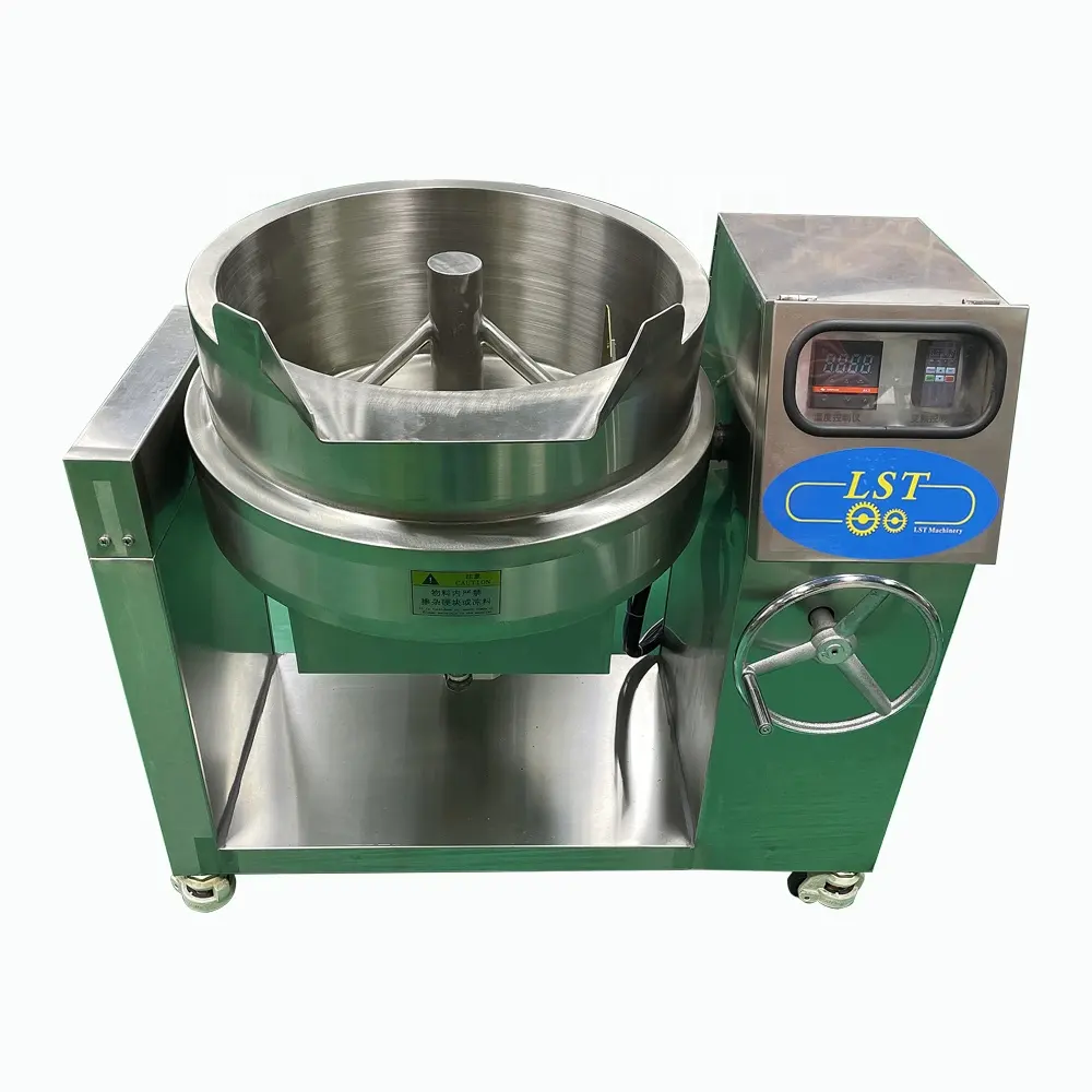 LST 50 litri candy gummy boiling machine cooking pot titing mixing sugar tank
