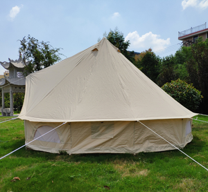 Tente cloche en toile <span class=keywords><strong>Sibley</strong></span>, type de structure à tirants droits, 4M, quatre saisons, 2000-3000mm, imperméable, une chambre, modèle UK - Product Image 2