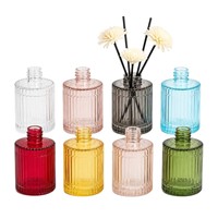 Bouteilles diffuseurs en verre gravées sur mesure pour voiture, désodorisant avec bouchon à vis 50 ml, revêtement par pulvérisation pour huiles essentielles aromatiques, MOQ flexible