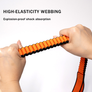 Correas suaves y ajustables con manos libres para mascotas, arnés elástico transpirable para mascotas, correa reflectante de nailon para perros - Product Image 2