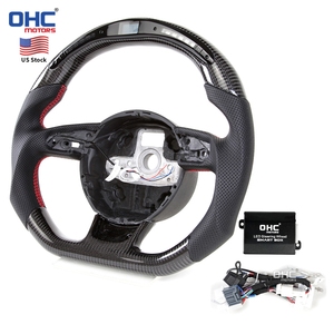 <span class=keywords><strong>Volant</strong></span> en fibre de carbone avec LED pour <span class=keywords><strong>Audi</strong></span> 2012-2016 <span class=keywords><strong>A3</strong></span> A4 A5 S4 S3 S5 RS4 RS5 RS6 RS7 RSQ3 SQ5 avec indicateur LED - Stock local USA - Product Image 1