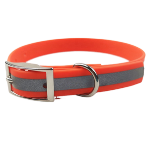 चिंतनशील स्ट्रिप ग्रेहाउंड कुत्ते कॉलर बकल हार्डवेयर सेट काटने प्रतिरोधी कुत्ते कॉलर लक्जरी - Product Image 1