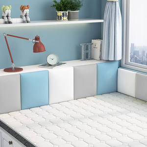 HENGJIU Tấm Ván Đầu Giường Có Thể Tháo Rời Bóc Và Dán Tấm Ván Đầu Giường Gắn Tường Bọc Cách Âm Tự Làm Hoán Đổi Cho Nhau - Product Image 3