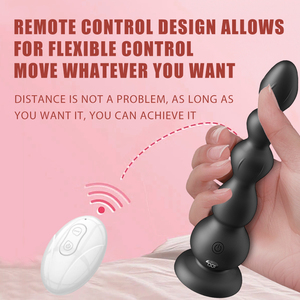 Delove prostatico massaggiatore glutei Plug per uomini donne coppie telecomando anale Dildo vibratore perline anale per allenamento anale giocattolo sessuale - Product Image 4
