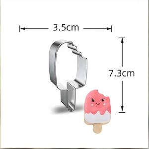 アイスクリーム型の人気のある夏のステンレス鋼クッキーカッター人気のクッキーツール - Product Image 4