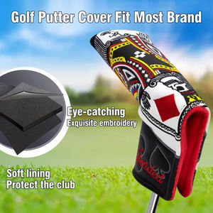 Funda Protectora para Putter de Golf de Cuero con Cierre Magnético y Logotipo Bordado, Precio de Fábrica - Product Image 6