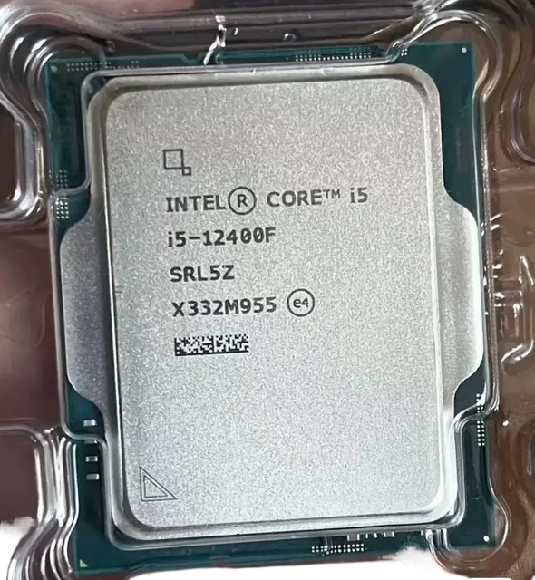 New Tray Package 12th I5 Core 12100 12100f 12400 12400f Desktop Processor