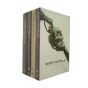 WESTWORLDシーズン1-4ボックスセット12ディスク工場卸売DVD映画TVシリーズ漫画リージョン1/リージョン2 DVD送料無料