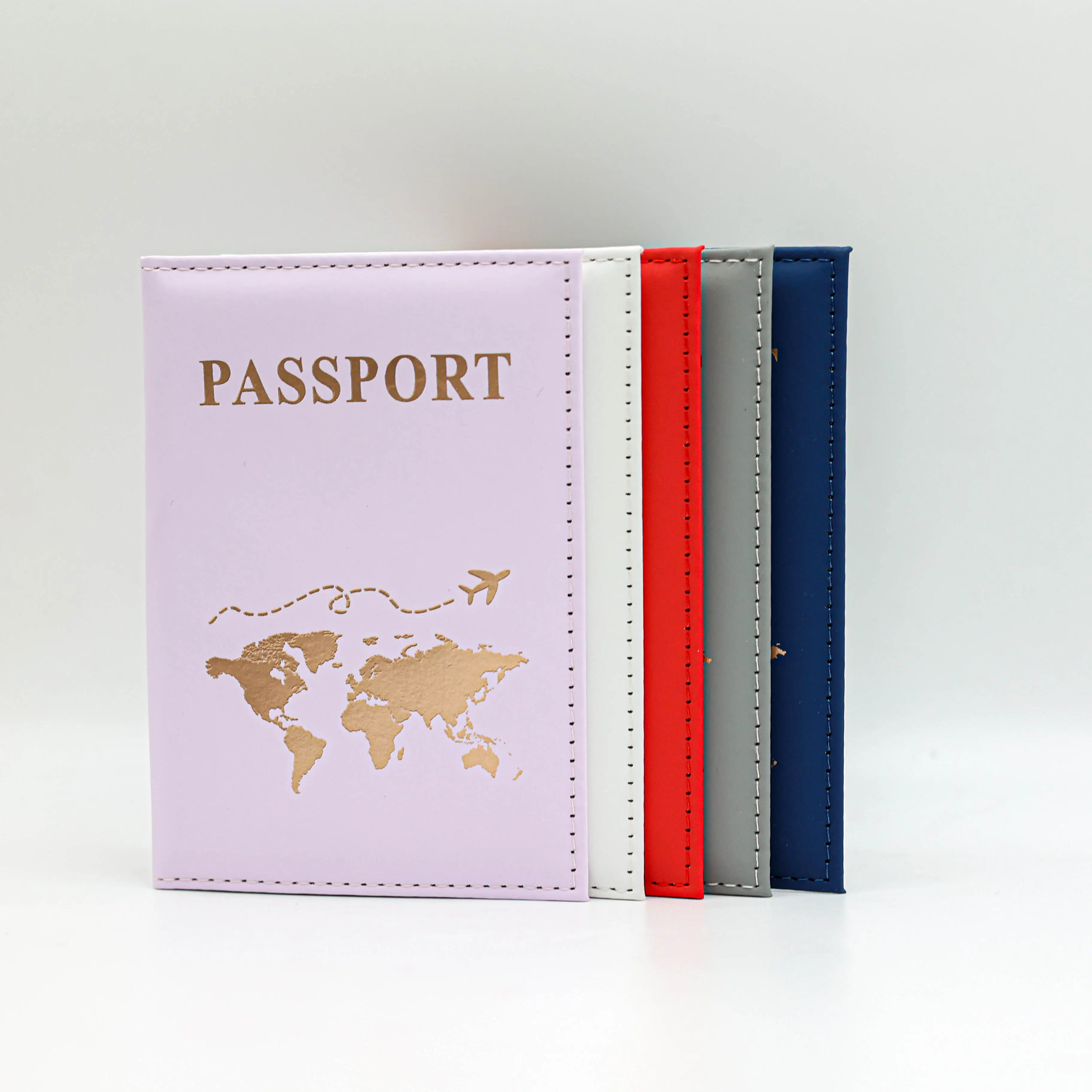 Sacs à passeport sacs de certificat couverture de passeport portefeuille de voyage logo personnalisé poches pour carte d'identité luxe mince porte-passeport en cuir