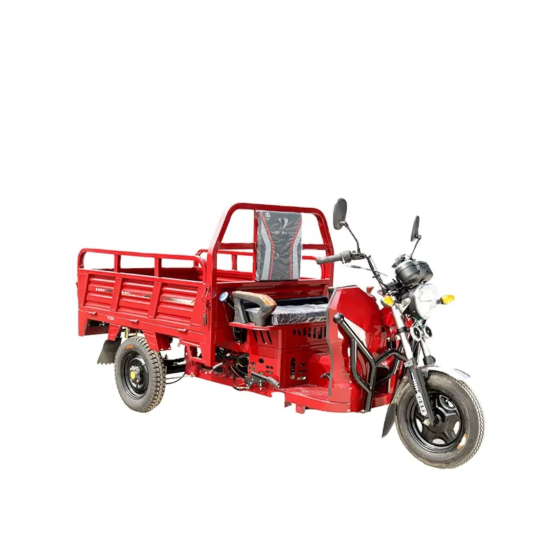 YOUNEV 12v Factory price motorcycle 3 wheel gasoline cargo tricycle small farm used