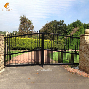 Wrought Iron <strong>Gate</strong> Design Cheap <strong>Garden</strong> <strong>Arch</strong> Wrought Iron <strong>Gates</strong> French Doors - Product Image 5