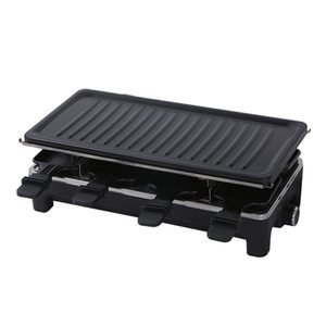 Offre Spéciale Ménage Antiadhésif BBQ Grill Maison Électrique Antiadhésif Pierre Plaque et Aluminium Plaque <span class=keywords><strong>Raclette</strong></span> Grill <span class=keywords><strong>pour</strong></span> 8 Personnes - Product Image 4