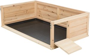 Corralito de madera Para interiores de animales pequeños, <span class=keywords><strong>Jaula</strong></span> Para hámster con vista Para tortugas, conejillo de indias - Product Image 4