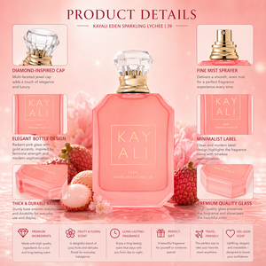 KAYALI <span class=keywords><strong>Eden</strong></span> Lychee Scintillant |   39 Eau de Parfum, Parfum Floral Fruité Lychee, Parfum Longue Durée pour Femmes - Product Image 4