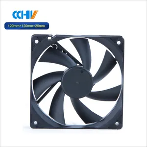 Pc Cooling Fan Case Fan, 12cm High Speed Computer DC 12V 2Pin PC Case System Hydraulic Cooling Fan 12025