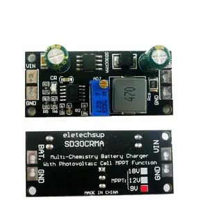 SD30CRMA MPPT Solarregler 3,2 V 3,7 V 4,2 V 7,4 V 18650 Lithiumbatterieaufladung 1 A-Ladegerät Modul