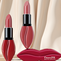Rouge à Lèvres Mat Velours Sexy Teinte Nude Longue Tenue Anti-Transfert Brillant Lèvres Rouges Maquillage Femme Cosmétique