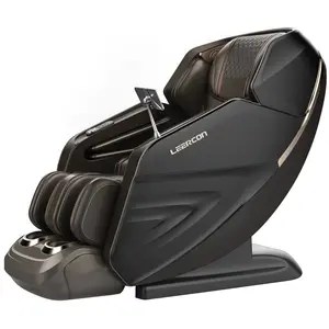 Leercon CE OEM/ODM躺椅折叠指压便宜价格4D零重力全身SL轨道电动豪华办公按摩椅