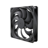 Nouveau produit 12CM ventilateur de boîtier de roulement fluide ultra-silencieux avec lumière LED colorée 45CFM 22dBA pour boîtier d'ordinateur de bureau
