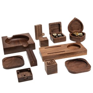 Adornos de Madera de Nogal Negro Ecológicos Grabados a Medida, Base con Patrón de Modelo, Marca <span class=keywords><strong>XNS</strong></span>, Modelo <span class=keywords><strong>XNS</strong></span>-2024122502 - Product Image 4