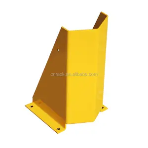 Column Guard Steel Column Guard For Teardrop Pallet Rack Warehouse Protect Powder Coat Yellow