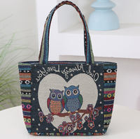 Produits tendance 2025 toile brodée Style ethnique femmes sacs fourre-tout rétro concepteur toile sac à bandoulière pour femmes