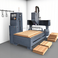 Routeur CNC ATC 1325 robuste pour le travail du bois, idéal pour la fabrication de meubles sur mesure, la fabrication de portes d'armoires, la découpe de panneaux et la sculpture.