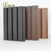 Pabrik Penyuplai Panel Dinding WPC Luar Ruangan, Mudah Dipasang, Tahan Air, Tahan Api, Cladding Eksterior WPC