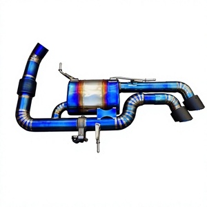 ท่อไอเสีย Vortex Burnt Blue Titanium Performance Valved Muffler สำหรับ BMW i8 1.5T ปี 2014-2018 ชุดท่อไอเสียแบบ Catback สำหรับรถแข่ง - Product Image 1