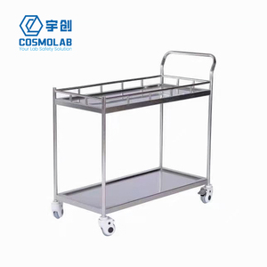 Roestvrijstalen industriële ziekenhuis-, laboratorium-, school- en medische apparatuur, instrumenten, chirurgische gereedschapswagen met wielen, CE-gecertificeerd - Product Image 1