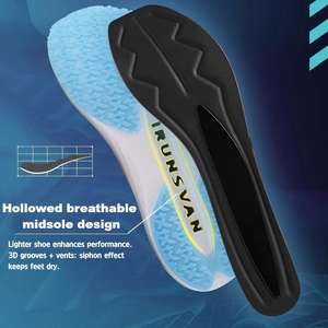 IRUNSVAN été Marathon course <span class=keywords><strong>Sprint</strong></span> chaussures de course pleine paume Nylon carbone plaque hiver coton doublure caoutchouc baskets pour boîte - Product Image 6