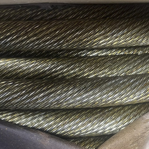 6x1 9/7x1 9/6x37 6X25 35WXK7 IWRC 아연 도금 스테인리스 스틸 케이블 섬유 코어 스틸 코어 스틸 와이어 로드 로프 - Product Image 3