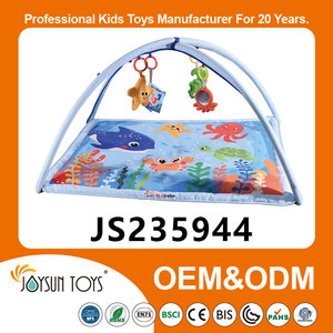 Tappetino da gioco per neonati palestra per bambini <span class=keywords><strong>rosa</strong></span> con giocattoli di peluche appesi tappetino per la pancia - Product Image 3