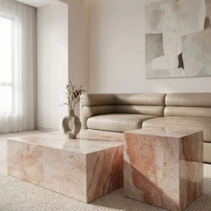 PAIA STONE - Losa de Mármol Rosa Beige Natural para Baños y Cocinas, Paneles de Pared, Lavabos, Diseño Moderno, Impermeable y Pulido - Product Image 2
