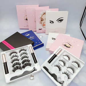 चुंबकीय <span class=keywords><strong>eyelashes</strong></span> 3d थोक मूल्य 5 टुकड़े बरौनी मैग्नेट चुंबकीय झूठी <span class=keywords><strong>eyelashes</strong></span> सेट - Product Image 4