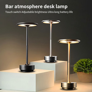 Joystar métal USB charge contrôle tactile moderne luxe or chevet veilleuse Restaurant sans fil Rechargeable LED lampe de table - Product Image 2