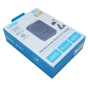 Mua tùy chỉnh hộp giấy cáp bao bì sản phẩm điện tử móc đúc hộp USB cáp dữ liệu sạc cáp bao bì - Product Image 2